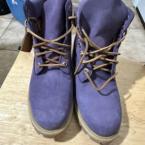 Men’s Purple Timberland boots